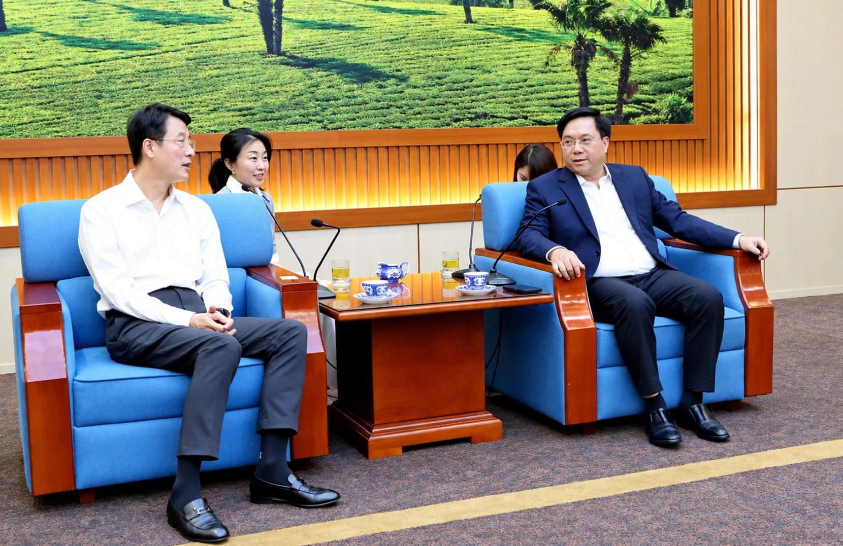 Chủ tịch UBND tỉnh Phú Thọ TRẦN DUY ĐÔNG làm việc với Lãnh đạo Công ty Phú Mỹ Hưng về dự án Phú Mỹ Hưng Phú Thọ
